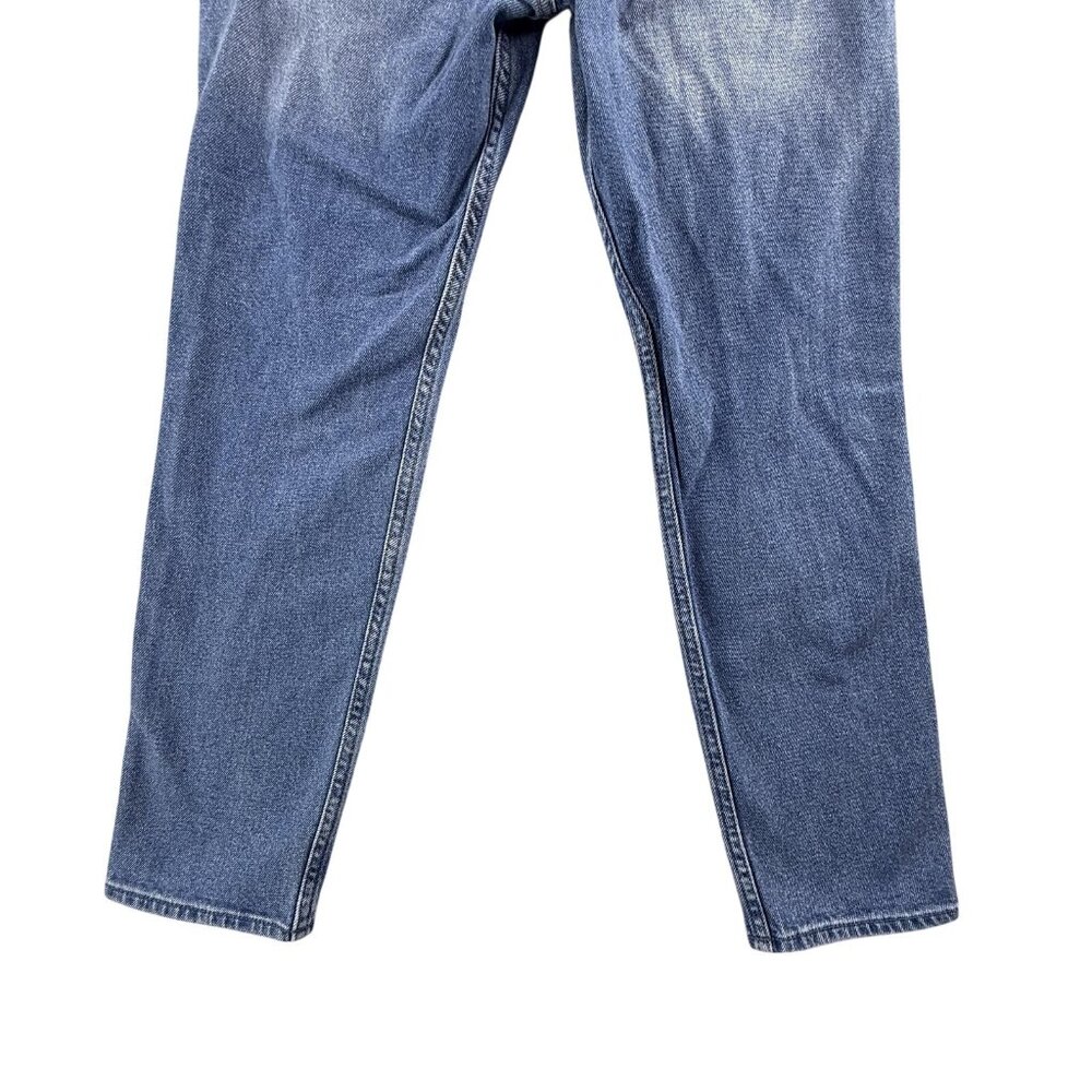 Hollister High Rise Slim Straight Jeans Women 0R Distressed Rose Embroidered Y2K - Picture 10 of 16